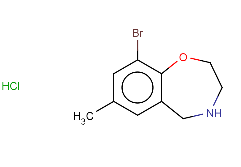 9-bromo-7-methyl-2,3,4,5-tetrahydro-1,4-benzoxazepine hydrochloride