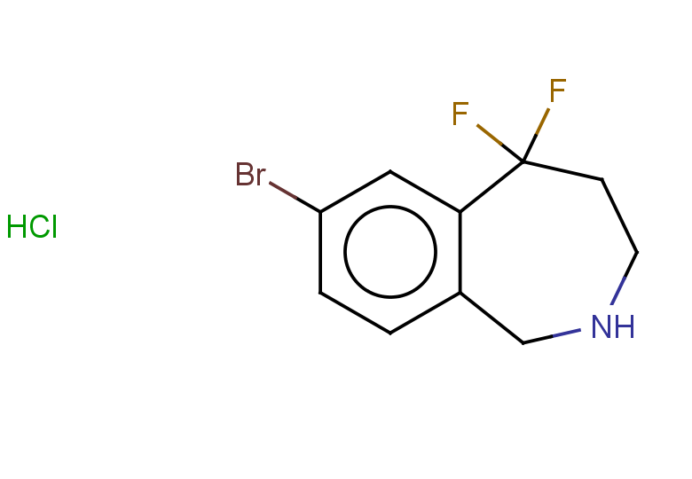 7-bromo-5,5-difluoro-2,3,4,5-tetrahydro-1H-2-benzazepine hydrochloride
