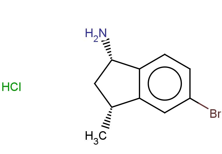 rac-(1R,3S)-5-bromo-3-methyl-2,3-dihydro-1H-inden-1-amine hydrochloride, cis