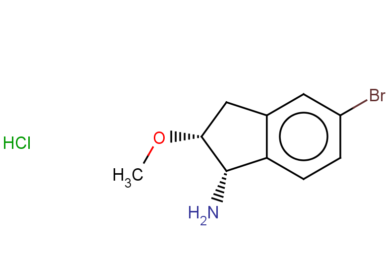rac-(1R,2S)-5-bromo-2-methoxy-2,3-dihydro-1H-inden-1-amine hydrochloride, cis