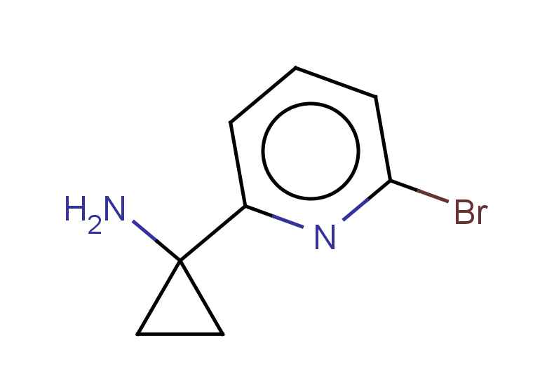 1-(6-bromopyridin-2-yl)cyclopropan-1-amine