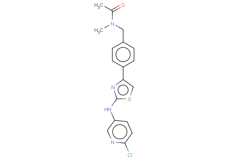 N-[(4-{2-[(6-chloropyridin-3-yl)amino]-1,3-thiazol-4-yl}phenyl)methyl]-N-methylacetamide