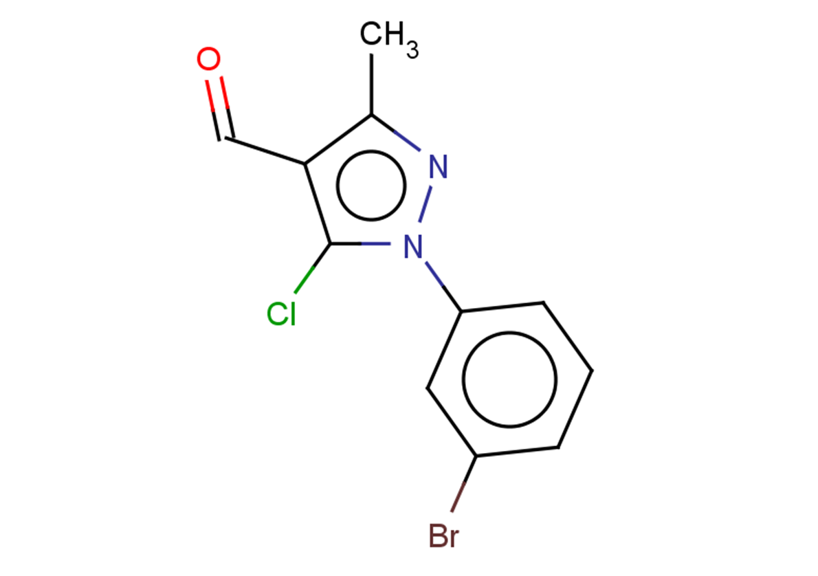 1-(3-bromophenyl)-5-chloro-3-methyl-1H-pyrazole-4-carbaldehyde