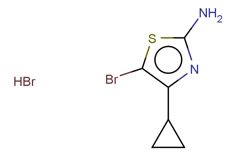 5-bromo-4-cyclopropyl-1,3-thiazol-2-amine hydrobromide