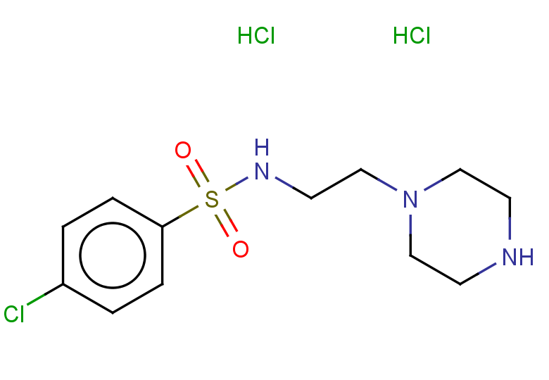 4-chloro-N-[2-(piperazin-1-yl)ethyl]benzene-1-sulfonamide dihydrochloride