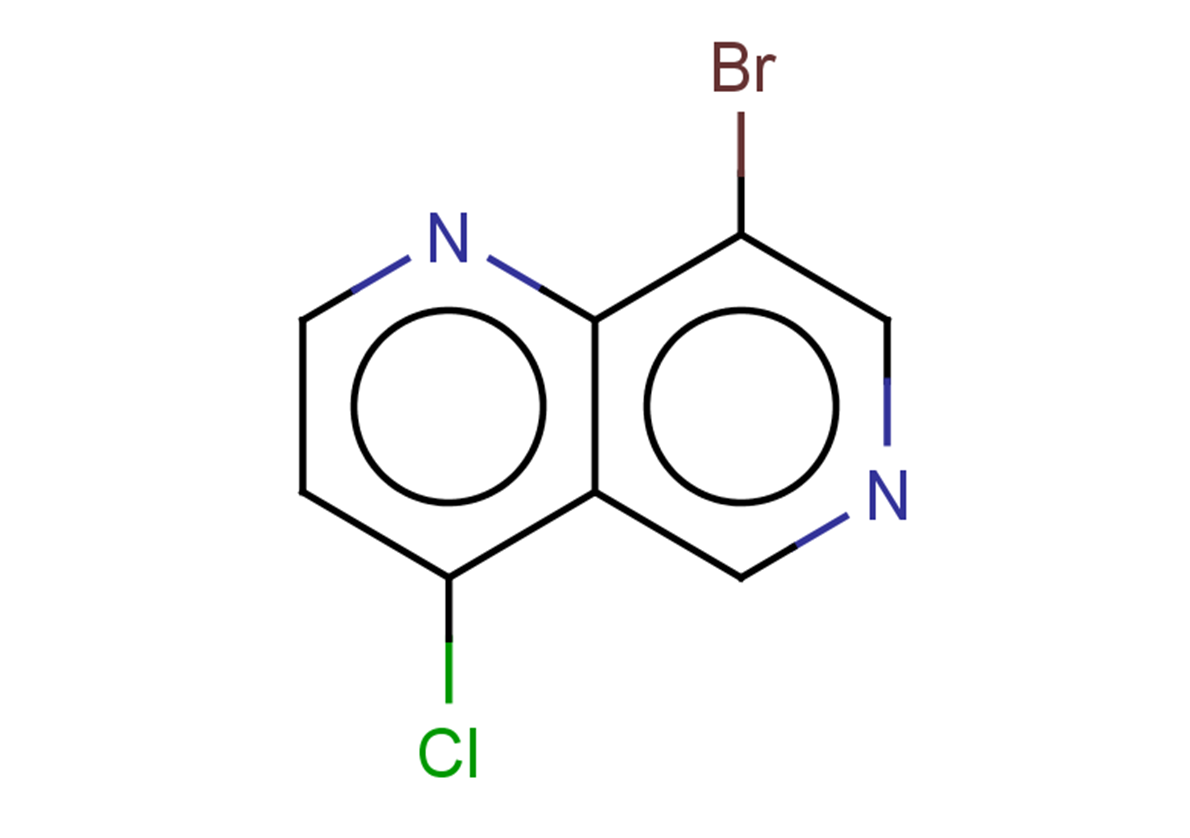 8-bromo-4-chloro-1,6-naphthyridine