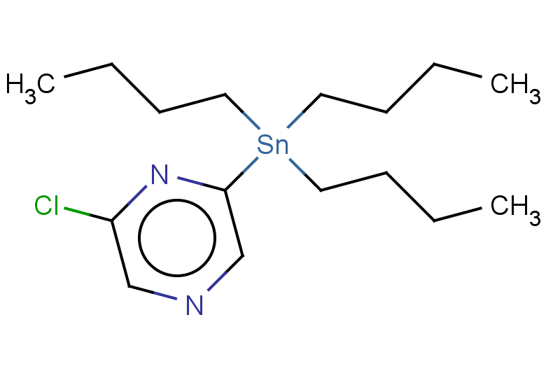 2-chloro-6-(tributylstannyl)pyrazine