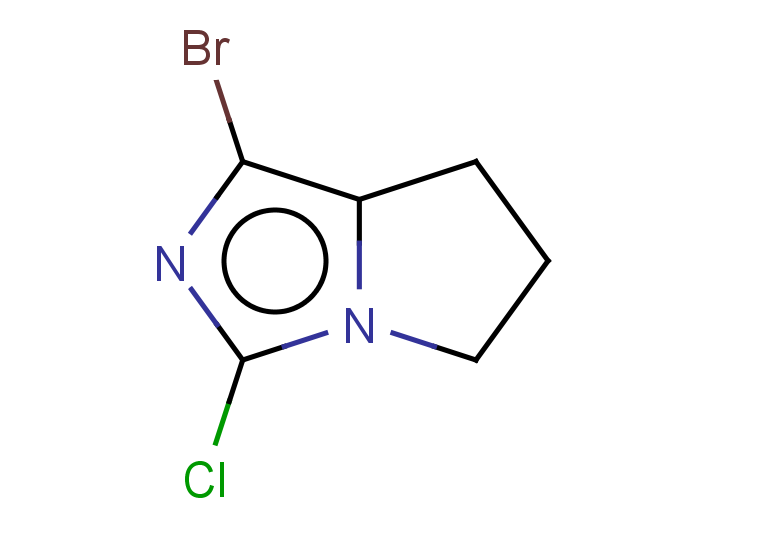 1-bromo-3-chloro-5H,6H,7H-pyrrolo[1,2-c]imidazole