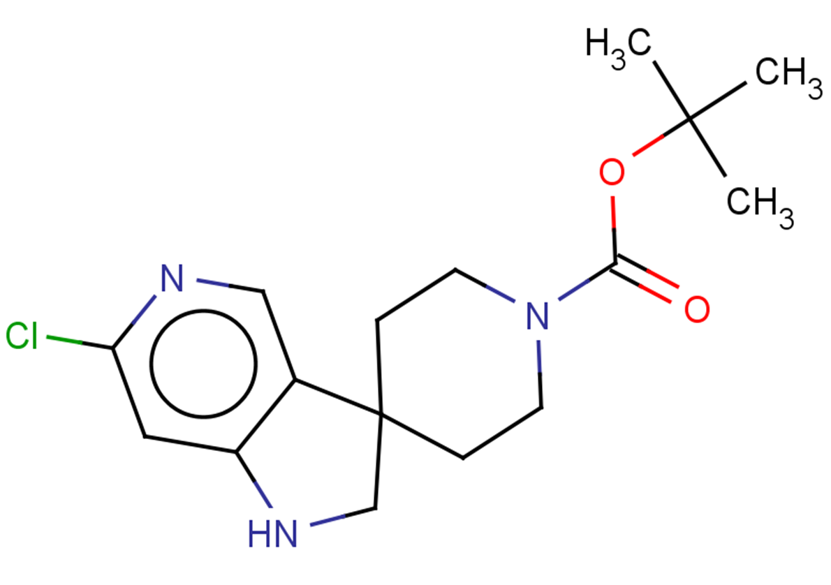 tert-butyl 6'-chloro-1',2'-dihydrospiro[piperidine-4,3'-pyrrolo[3,2-c]pyridine]-1-carboxylate