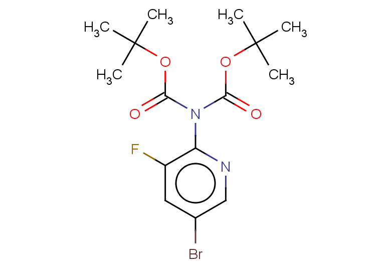 tert-butyl N-(5-bromo-3-fluoropyridin-2-yl)-N-[(tert-butoxy)carbonyl]carbamate