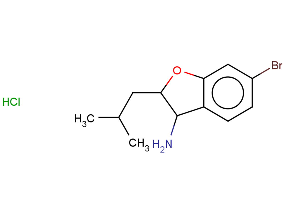 6-bromo-2-(2-methylpropyl)-2,3-dihydro-1-benzofuran-3-amine hydrochloride, Mixture of diastereomers