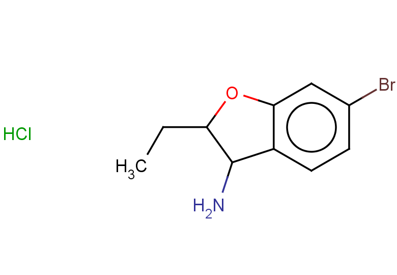 6-bromo-2-ethyl-2,3-dihydro-1-benzofuran-3-amine hydrochloride, Mixture of diastereomers