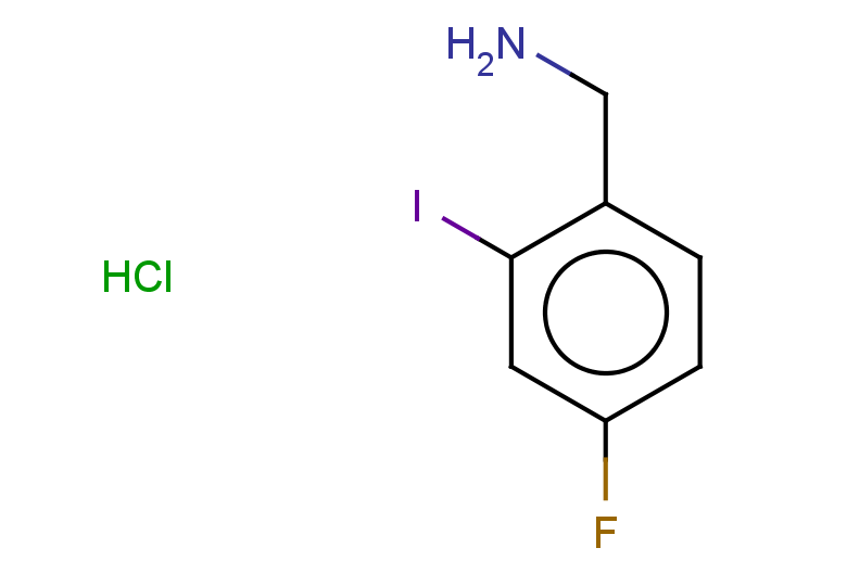 1-(4-fluoro-2-iodophenyl)methanamine hydrochloride