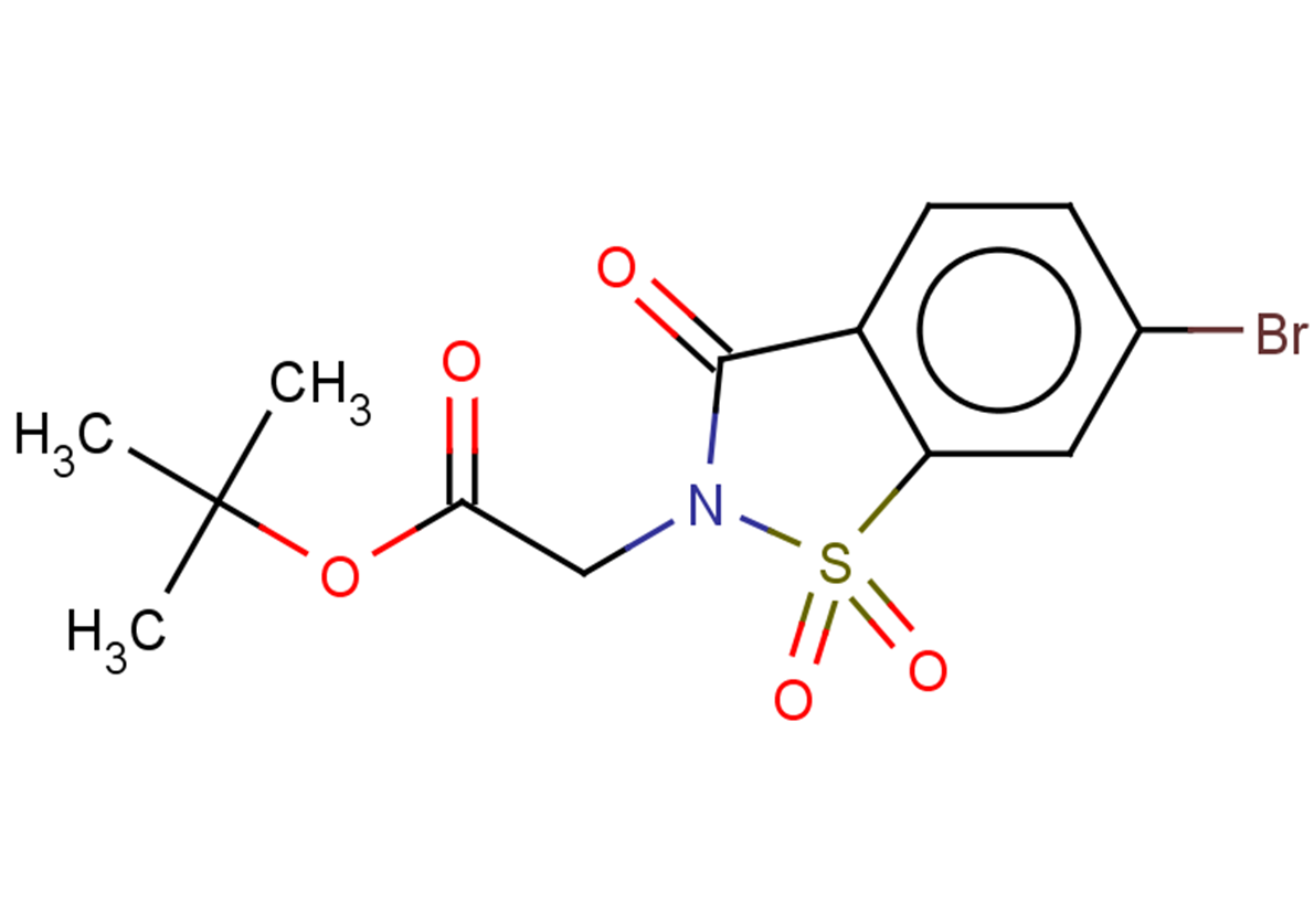 tert-butyl 2-(6-bromo-1,1,3-trioxo-2,3-dihydro-1lambda6,2-benzothiazol-2-yl)acetate