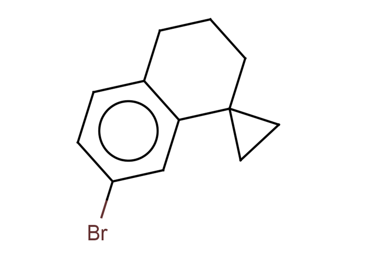 7'-bromo-3',4'-dihydro-2'H-spiro[cyclopropane-1,1'-naphthalene]