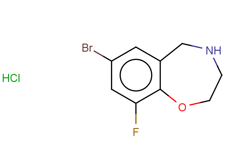 7-bromo-9-fluoro-2,3,4,5-tetrahydro-1,4-benzoxazepine hydrochloride