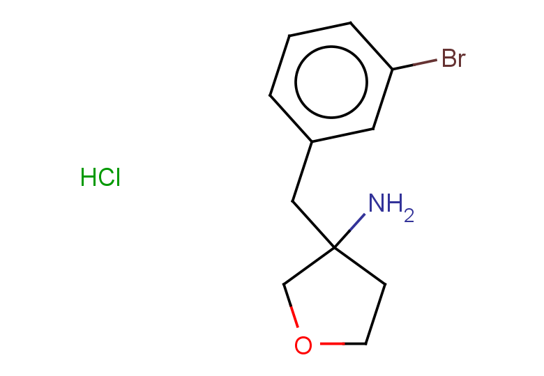 3-[(3-bromophenyl)methyl]oxolan-3-amine hydrochloride