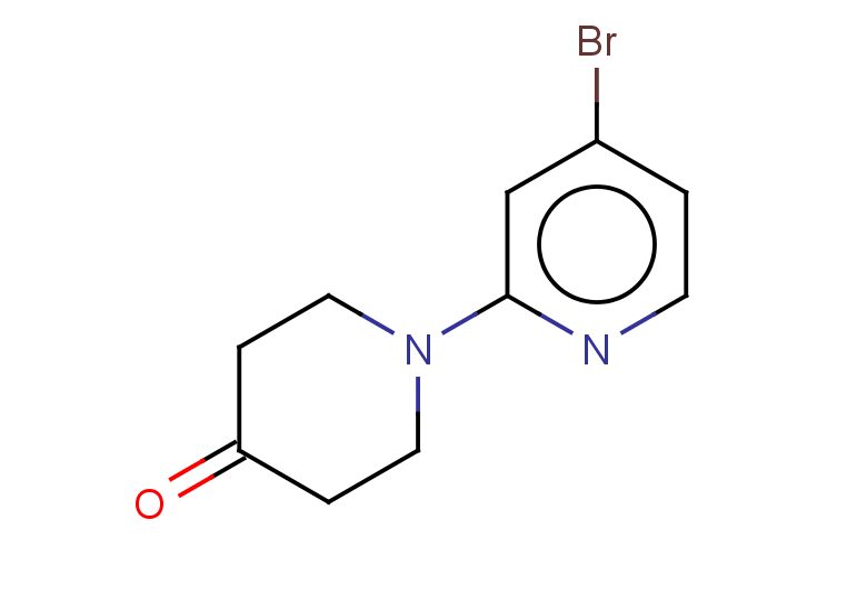 1-(4-bromopyridin-2-yl)piperidin-4-one
