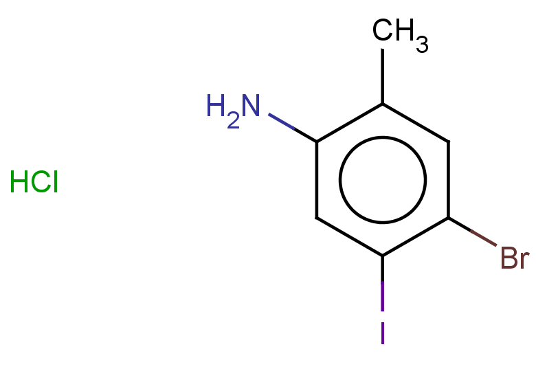 4-bromo-5-iodo-2-methylaniline hydrochloride