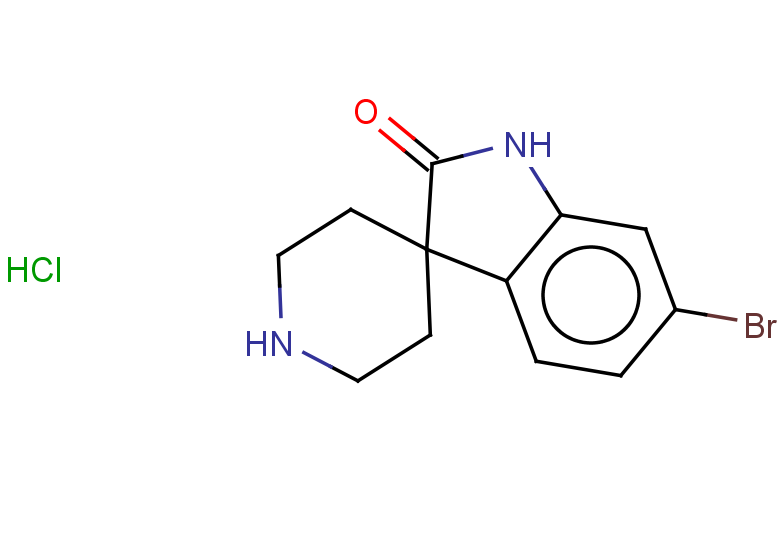 6-bromo-1,2-dihydrospiro[indole-3,4'-piperidin]-2-one hydrochloride