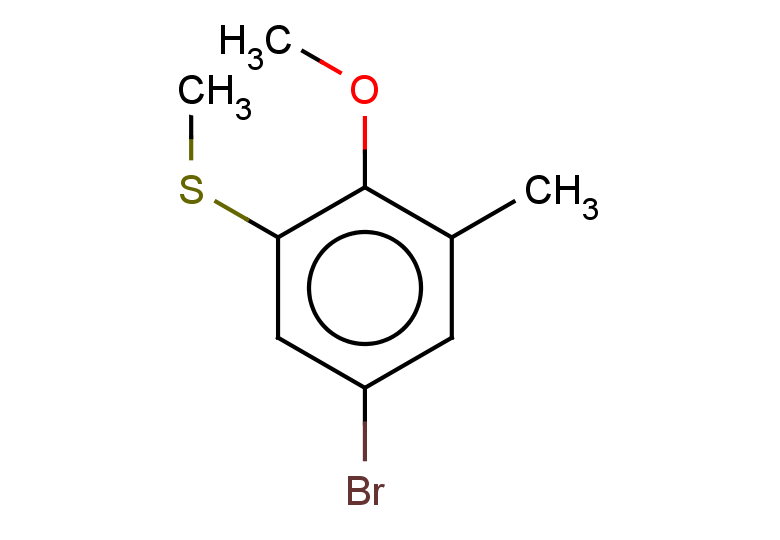 5-bromo-2-methoxy-1-methyl-3-(methylsulfanyl)benzene