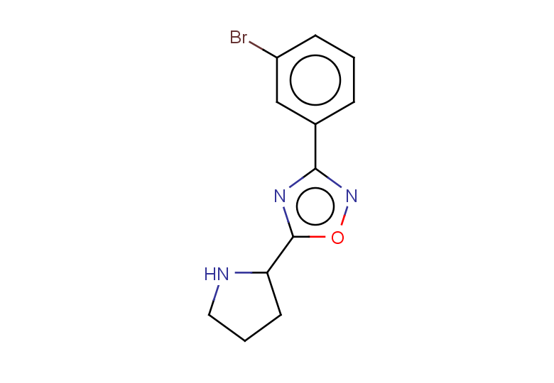 3-(3-bromophenyl)-5-(pyrrolidin-2-yl)-1,2,4-oxadiazole