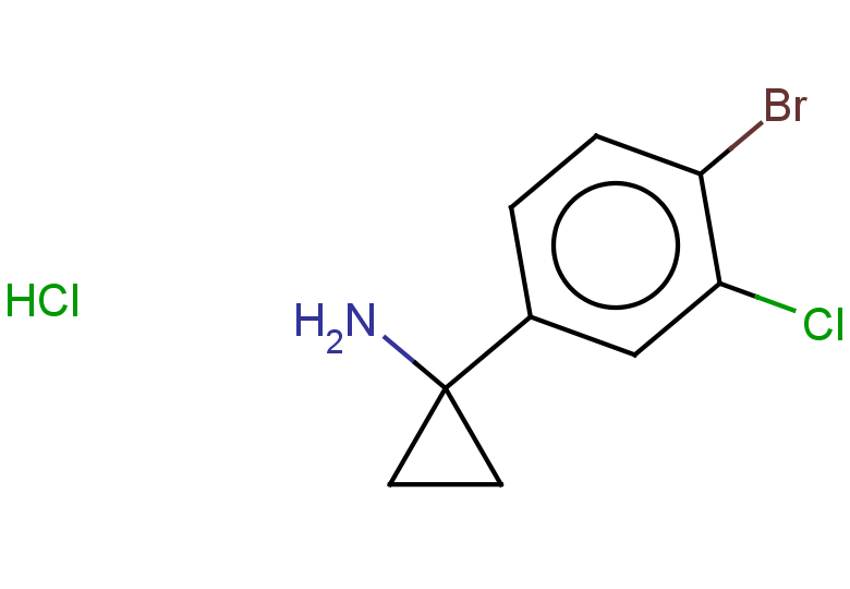 1-(4-bromo-3-chlorophenyl)cyclopropan-1-amine hydrochloride
