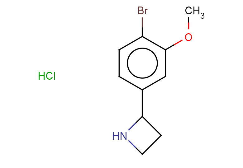 2-(4-bromo-3-methoxyphenyl)azetidine hydrochloride