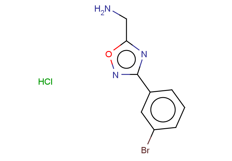 [3-(3-bromophenyl)-1,2,4-oxadiazol-5-yl]methanamine hydrochloride
