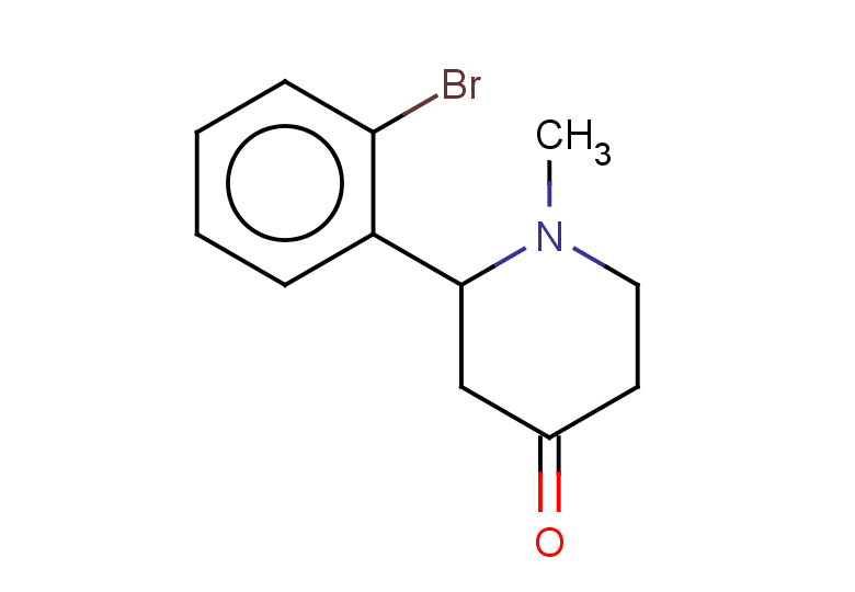 2-(2-bromophenyl)-1-methylpiperidin-4-one