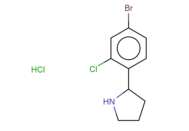 2-(4-bromo-2-chlorophenyl)pyrrolidine hydrochloride