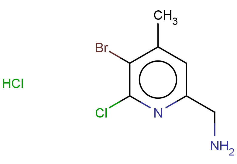 1-(5-bromo-6-chloro-4-methylpyridin-2-yl)methanamine hydrochloride