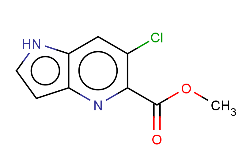 methyl 6-chloro-1H-pyrrolo[3,2-b]pyridine-5-carboxylate