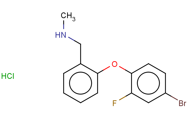 {[2-(4-bromo-2-fluorophenoxy)phenyl]methyl}(methyl)amine hydrochloride
