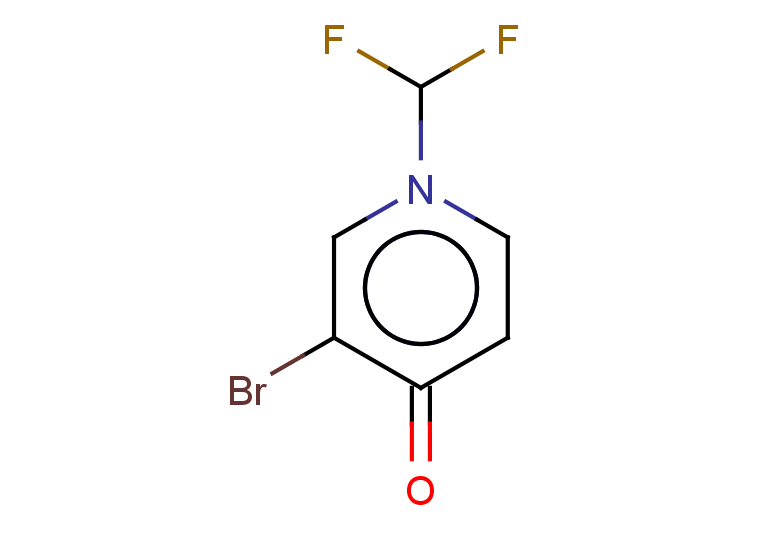3-bromo-1-(difluoromethyl)-1,4-dihydropyridin-4-one