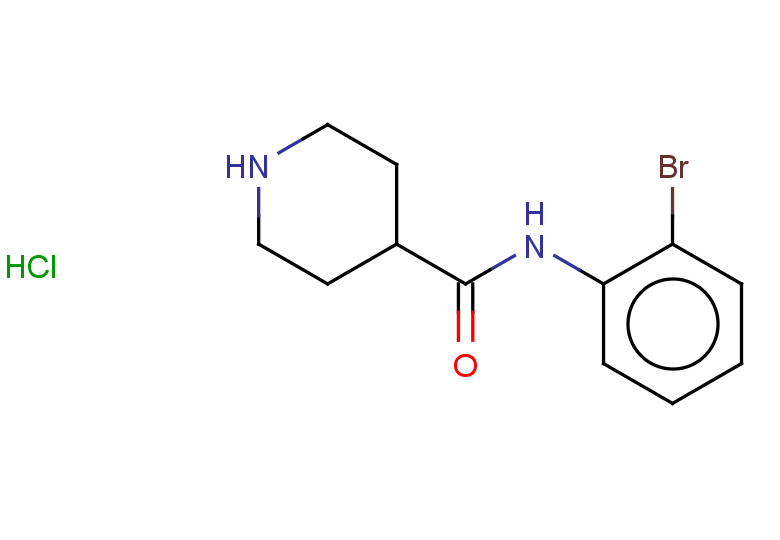 N-(2-bromophenyl)piperidine-4-carboxamide hydrochloride