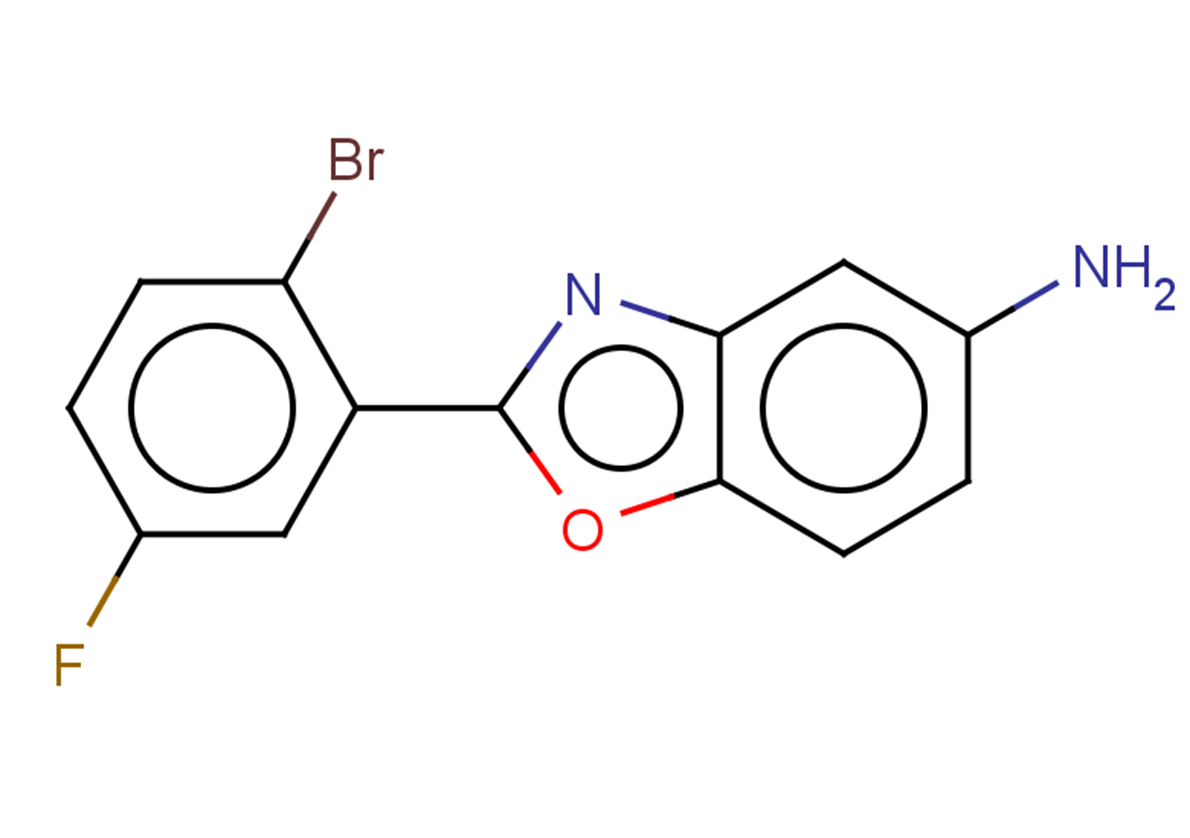 2-(2-bromo-5-fluorophenyl)-1,3-benzoxazol-5-amine
