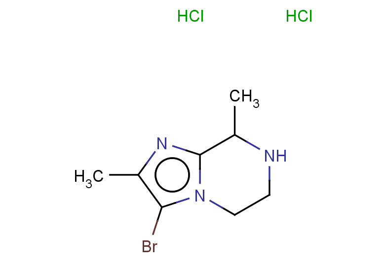 3-bromo-2,8-dimethyl-5H,6H,7H,8H-imidazo[1,2-a]pyrazine dihydrochloride