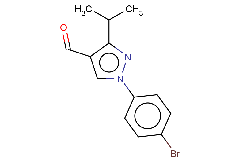 1-(4-bromophenyl)-3-(propan-2-yl)-1H-pyrazole-4-carbaldehyde