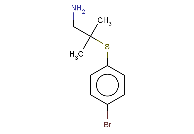 1-[(1-amino-2-methylpropan-2-yl)sulfanyl]-4-bromobenzene