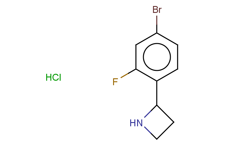 2-(4-bromo-2-fluorophenyl)azetidine hydrochloride