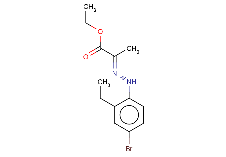 ethyl 2-[2-(4-bromo-2-ethylphenyl)hydrazin-1-ylidene]propanoate