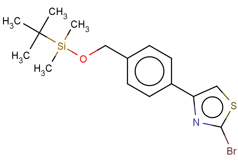 2-bromo-4-(4-{[(tert-butyldimethylsilyl)oxy]methyl}phenyl)-1,3-thiazole