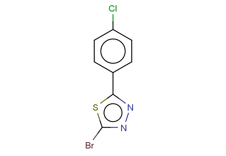 2-bromo-5-(4-chlorophenyl)-1,3,4-thiadiazole