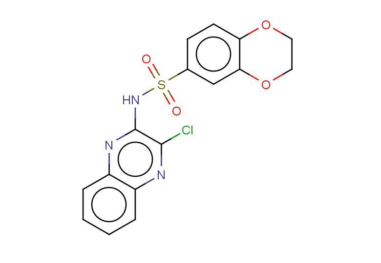 N-(3-chloroquinoxalin-2-yl)-2,3-dihydro-1,4-benzodioxine-6-sulfonamide