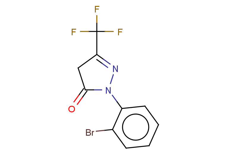 1-(2-bromophenyl)-3-(trifluoromethyl)-4,5-dihydro-1H-pyrazol-5-one