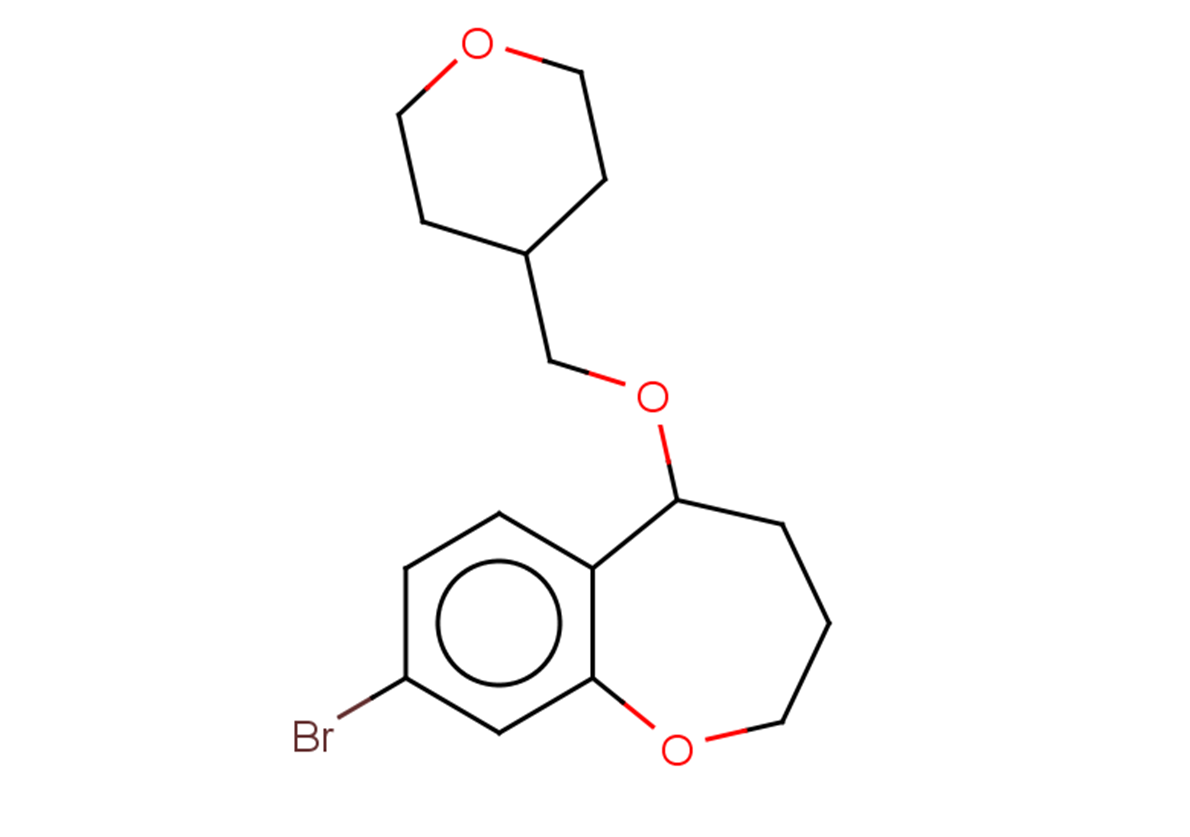 8-bromo-5-[(oxan-4-yl)methoxy]-2,3,4,5-tetrahydro-1-benzoxepine