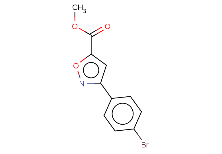 methyl 3-(4-bromophenyl)-1,2-oxazole-5-carboxylate