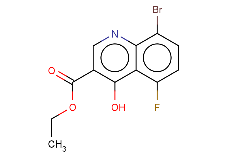 ethyl 8-bromo-5-fluoro-4-hydroxyquinoline-3-carboxylate