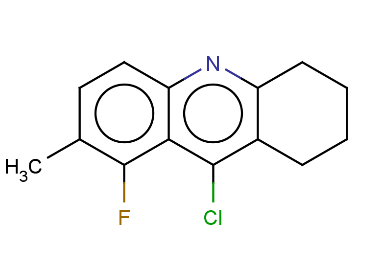 9-chloro-8-fluoro-7-methyl-1,2,3,4-tetrahydroacridine